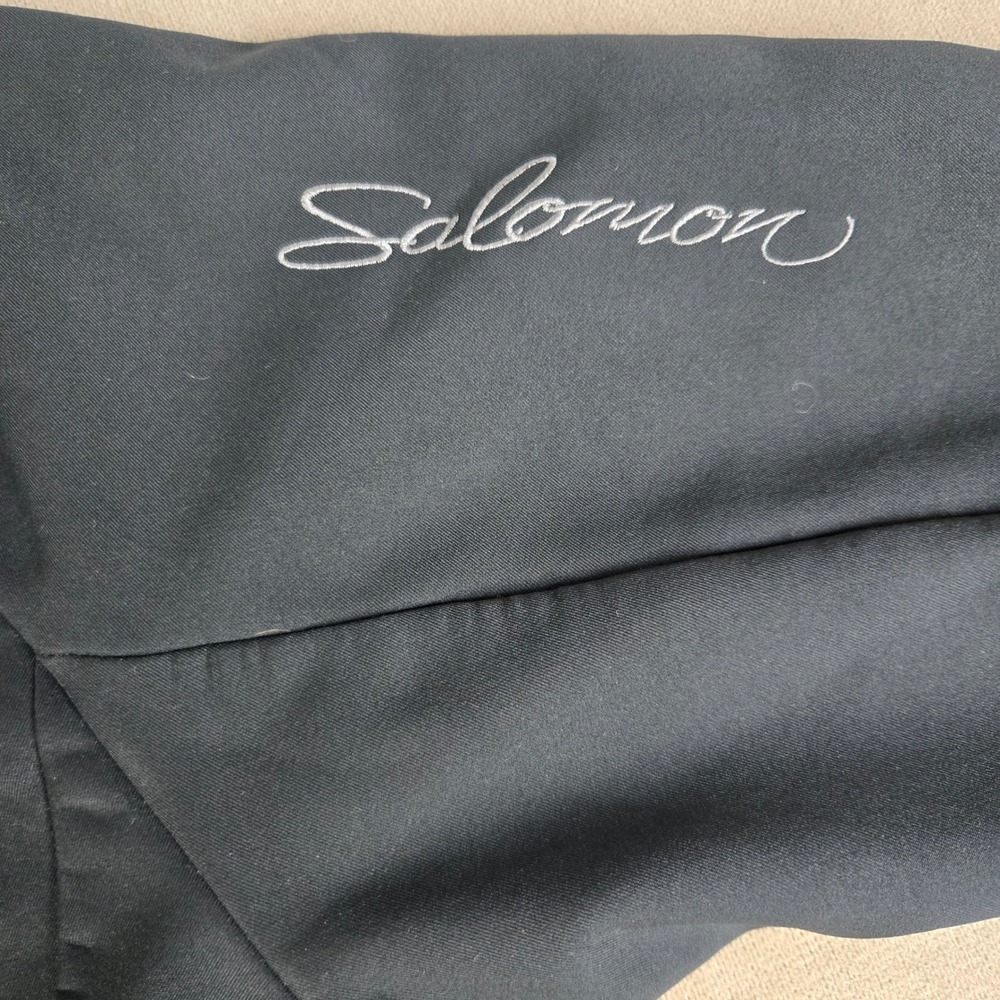Salomon Black Full Zip Softshell‎ Jacket Performance Outdoor Women Medium - Picture 3 of 10